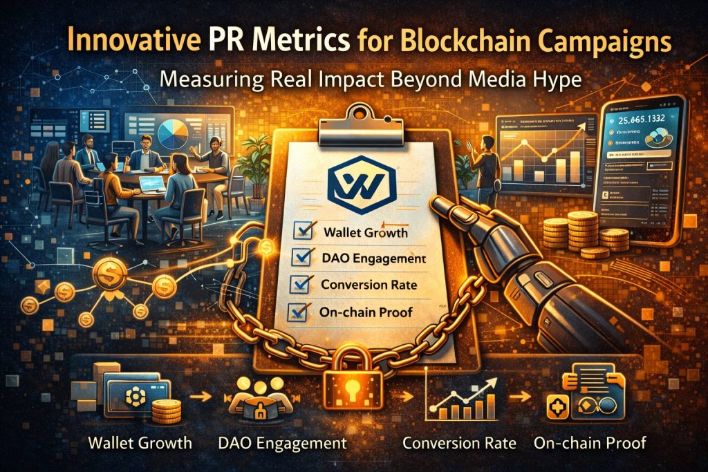 Measuring blockchain PR success digitally
